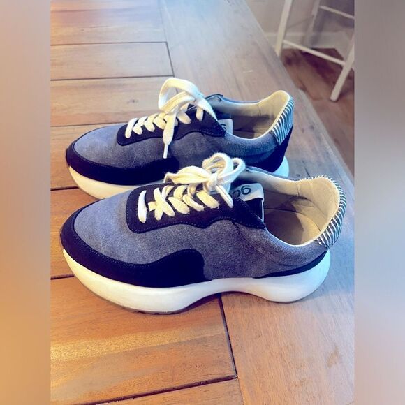 GOODNEWS KOOK SNEAKER IN NAVY, low-top runner US 9/7.5 EUR 40 Made in Portugal - Picture 2 of 14